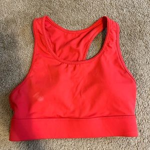 Red Fabletics Sports Bra
